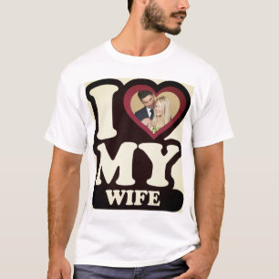Ik hou van mijn vrouw San-Telmo - Aangepaste foto T-shirt