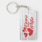 Ik hou van mijn vrouw sleutelhanger (Voorkant)