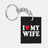 Ik hou van mijn vrouw sleutelhanger (Voorkant Links)