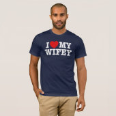 Ik hou van mijn vrouw t-shirt (Voorkant volledig)