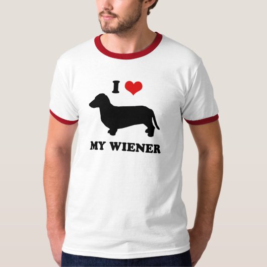 Ik hou van mijn vrouw t-shirt (Voorkant)