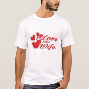 Ik hou van mijn vrouw  t-shirt