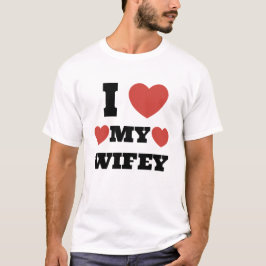 Ik hou van mijn vrouw t-shirt