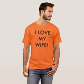 IK HOU VAN MIJN VROUW! T-SHIRT (Voorkant volledig)