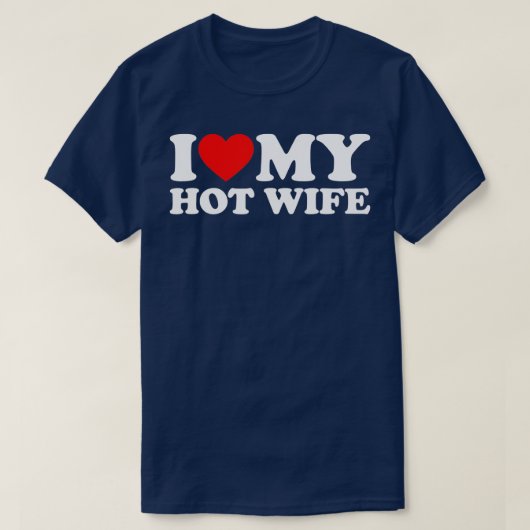 Ik hou van mijn vrouw t-shirt (Design voorkant)