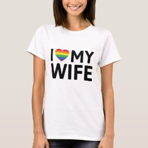 Ik hou van mijn vrouw t-shirt