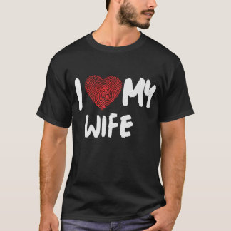 Ik hou van mijn vrouw t-shirt