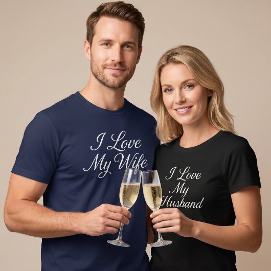 Ik hou van mijn vrouw t-shirt