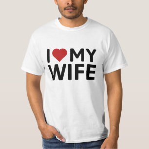Ik hou van mijn vrouw t-shirt