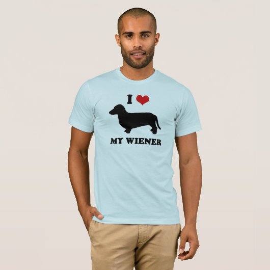 Ik hou van mijn vrouw t-shirt (Voorkant volledig)
