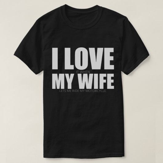 Ik hou van mijn vrouw TShirt (Design voorkant)