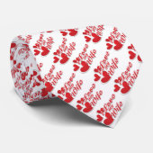 Ik hou van mijn vrouw Valentijn Stropdas (Opgerold)