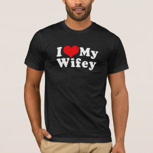 Ik hou van mijn vrouw Valentijnsdag T-shirt