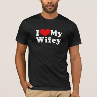 Ik hou van mijn vrouw Valentijnsdag T-shirt