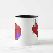 Ik hou van mijn Vrouw Vosmaeri Eclectus Mok (Midden)