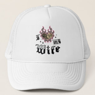 Ik hou van mijn vrouw - Zebra - DingusDesign Trucker Pet