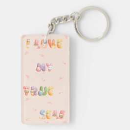 Ik hou van mijn ware zelf | Positieve motivatie sl Sleutelhanger