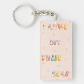 Ik hou van mijn ware zelf | Positive Motivation Sl Sleutelhanger (Voorkant)