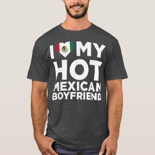 Ik hou van mijn warme meicaanse vriend Cute Meico  T-shirt