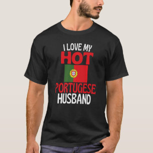 Ik hou van mijn warme Portugese echtgenoot Relatie T-shirt