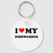 Ik hou van mijn wasmachine sleutelhanger (Voorkant)
