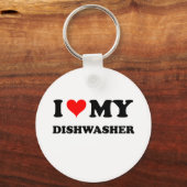 Ik hou van mijn wasmachine sleutelhanger (Voorkant)
