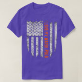 Ik hou van mijn waterpoo Amerikaanse vlag T-shirt (Design voorkant)