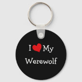 Ik hou van mijn weerwolf sleutelhanger (Voorkant)