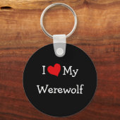 Ik hou van mijn weerwolf sleutelhanger (Voorkant)