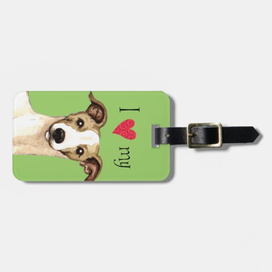 Ik hou van mijn wei bagagelabel (Voorkant horizontaal)