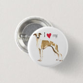 Ik hou van mijn wei ronde button 3,2 cm (Voorkant /achterkant)