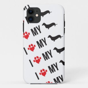 IK HOU VAN MIJN WEINER MOBIELE HOESJE