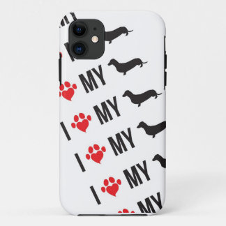 IK HOU VAN MIJN WEINER MOBIELE HOESJE