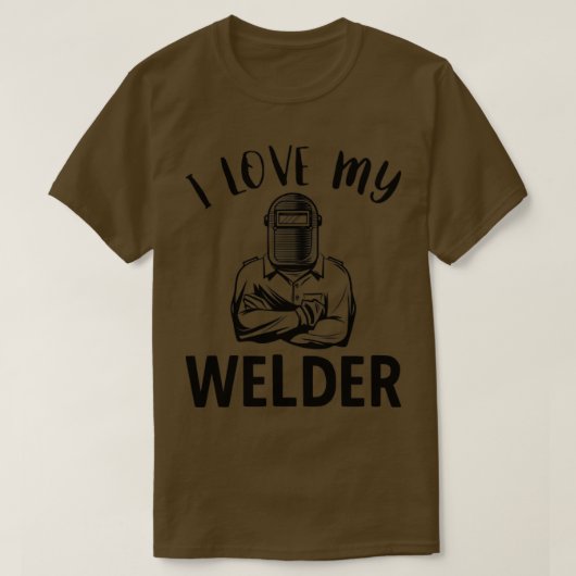Ik hou van mijn Welder T-shirt (Design voorkant)
