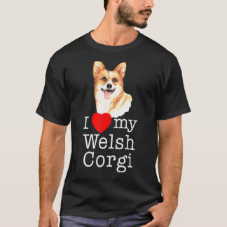 Ik hou van mijn Welsh Corgi Dog T-shirt