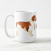 Ik hou van mijn Welsh Springer Spaniel Koffiemok (Links)