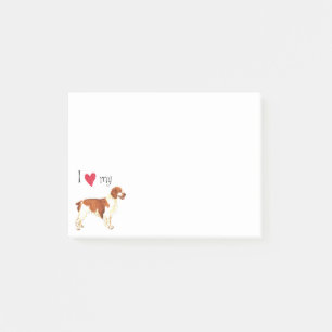 Ik hou van mijn Welsh Springer Spaniel Post-it® Notes