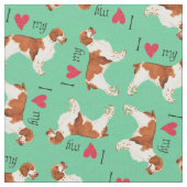 Ik hou van mijn Welsh Springer Spaniel Stof (Close Up)