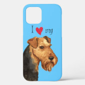 Ik hou van mijn Welsh Terrier Case-Mate iPhone Case (Achterkant)
