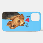 Ik hou van mijn Welsh Terrier Case-Mate iPhone Case (Achterkant (horizontaal))