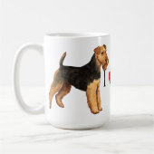 Ik hou van mijn Welsh Terrier Koffiemok (Links)