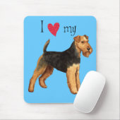 Ik hou van mijn Welsh Terrier Muismat (Met muis)