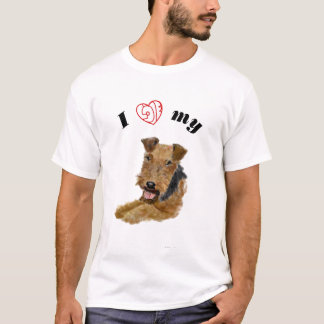 Ik hou van mijn Welsh Terrier T-shirt
