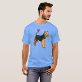 Ik hou van mijn Welsh Terrier T-Shirt (Voorkant volledig)