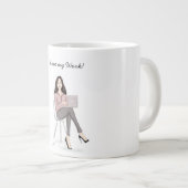 Ik hou van mijn werk, bazige vrouwen, grote koffiekop (Voorkant rechts)