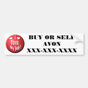 Ik hou van mijn werk bumpersticker