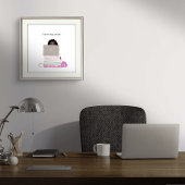 Ik hou van mijn werk, illustratie, poster