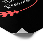 Ik hou van mijn werk om alle kleine redenen poster (Hoek)