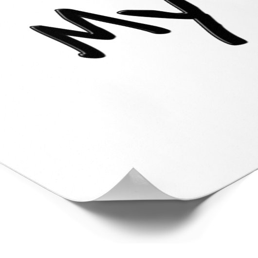 Ik hou van mijn werk poster (Hoek)