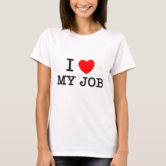 Ik hou van mijn werk t-shirt (Voorkant)